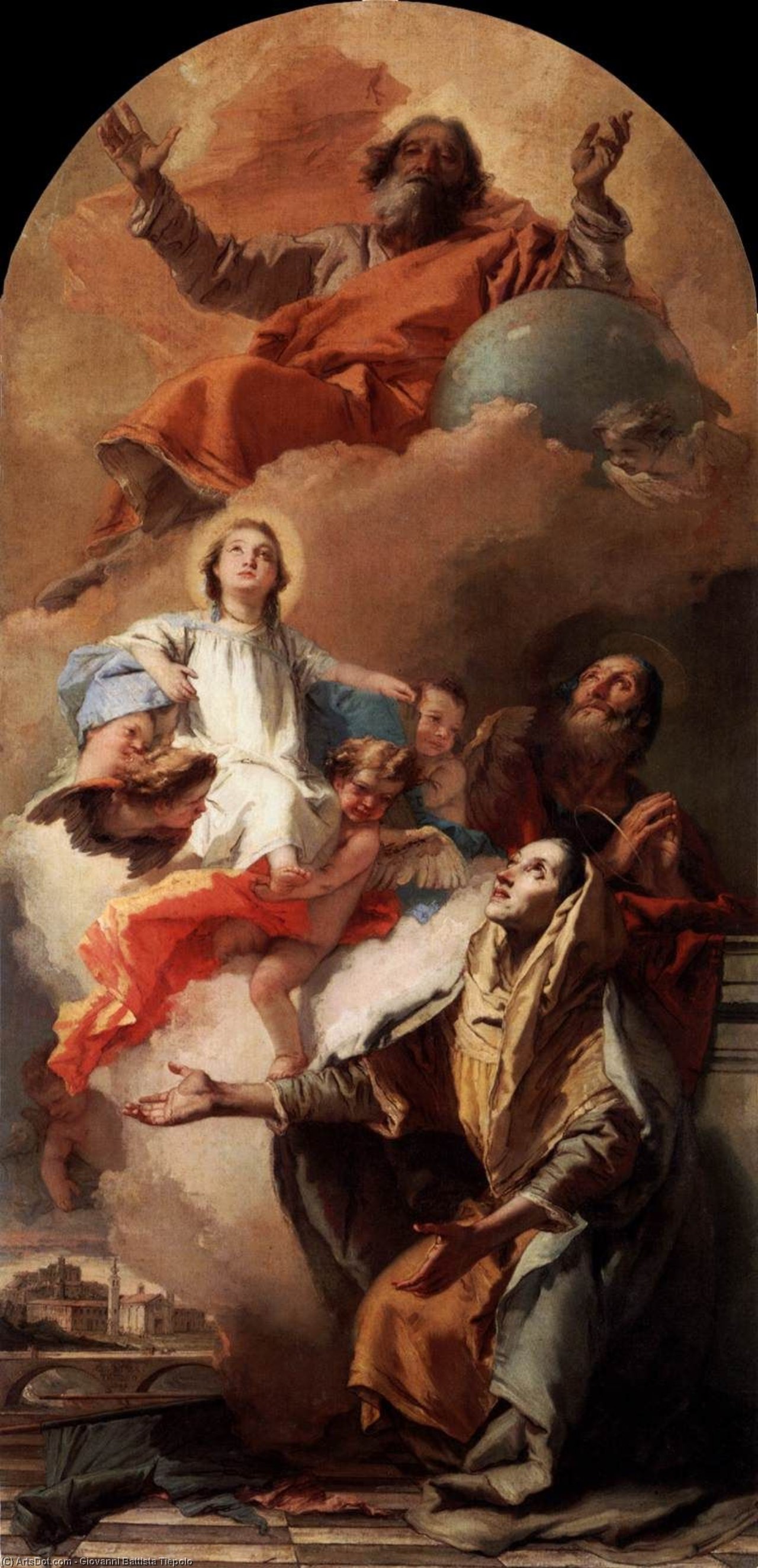 St. Anne's Vision — Giambattista Tiepolo