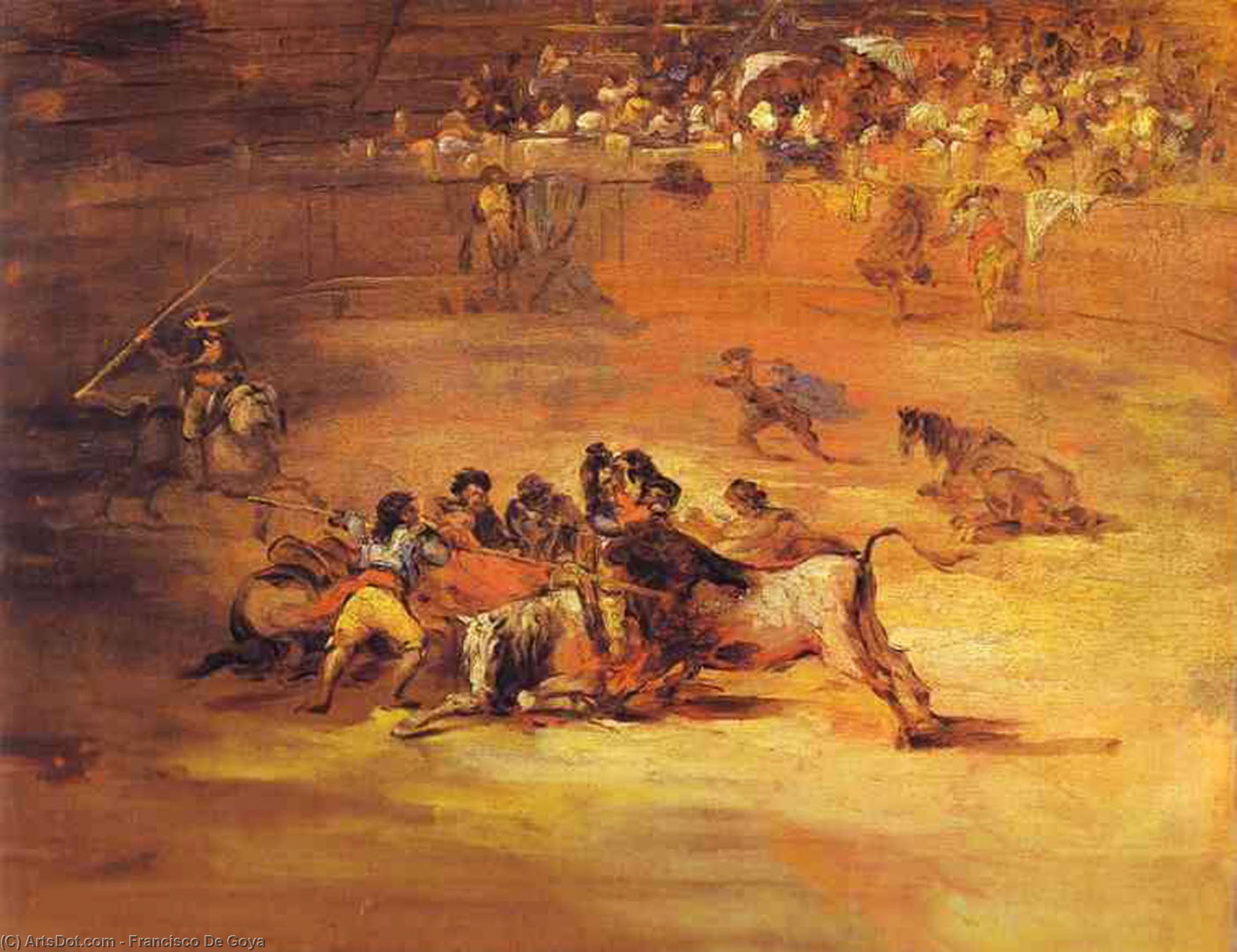 Scene Of Bullfight — Francisco José De Goya Y Lucientes
