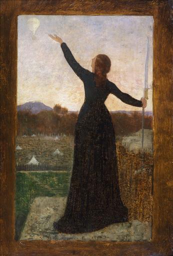 Le Ballon ( La Ville De Paris Investie, Confie À L'air Son Appel À La France ). Allégorie À La Défense De Paris (1870 1871). Siège De Paris — Pierre Cécile Puvis De Chavannes