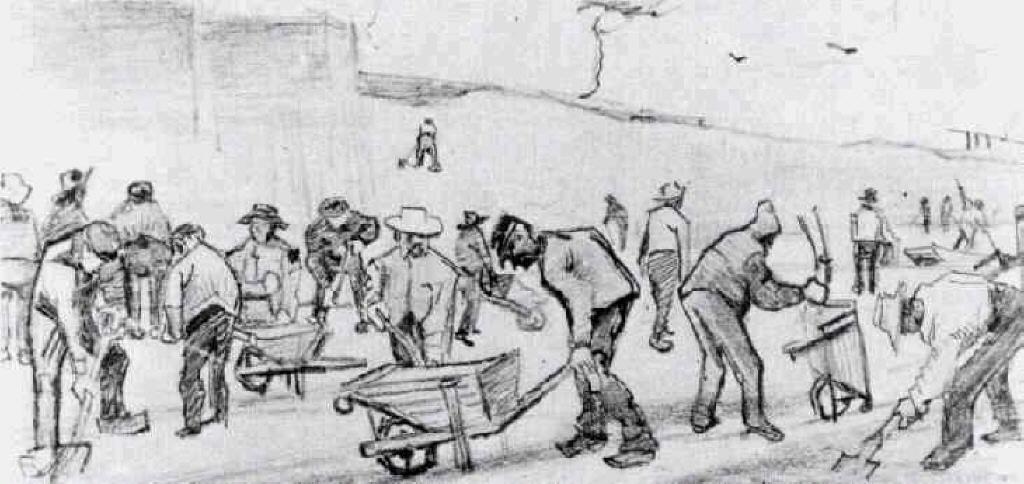 Sand Diggers In Dekkersduin Near The Hague 2 — Vincent Van Gog