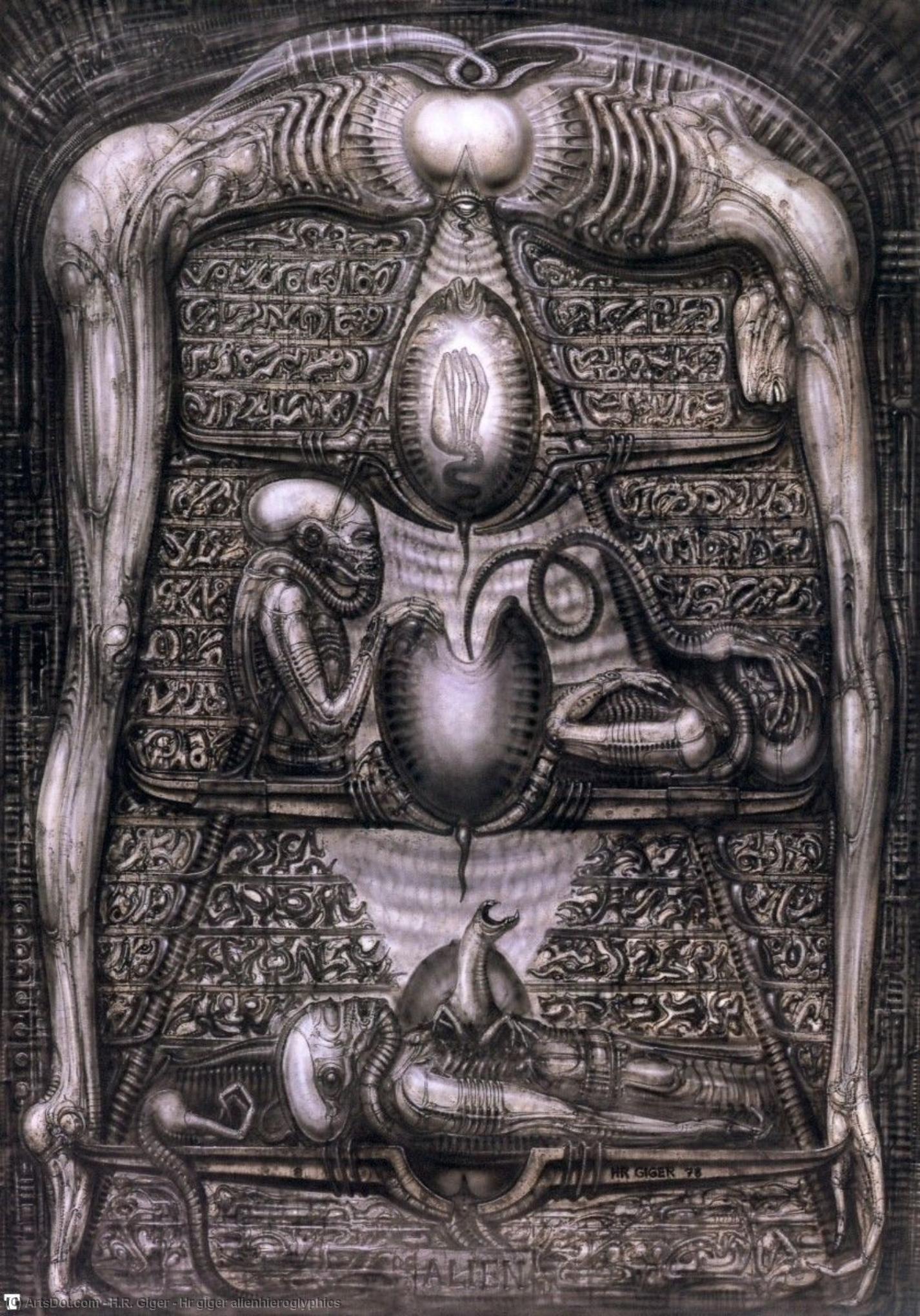 Hr Giger Alienhieroglyphics — H・r・ギーガー