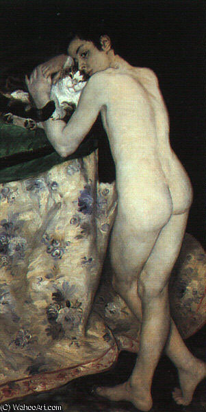 Young Boy With A Cat, Musée D'orsay At Paris — Pierre-auguste Renoir