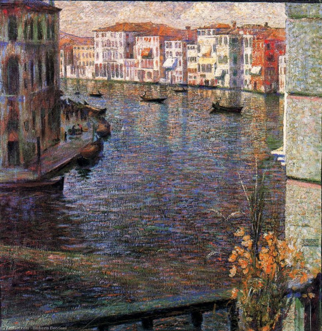 The Grand Canal In Venice — Умберто Боћони