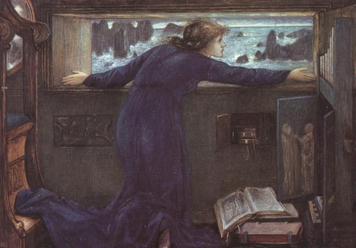 Dorigen Of Britain Waiting For The Return Of Her Husband — Edward Coley Burne-jones