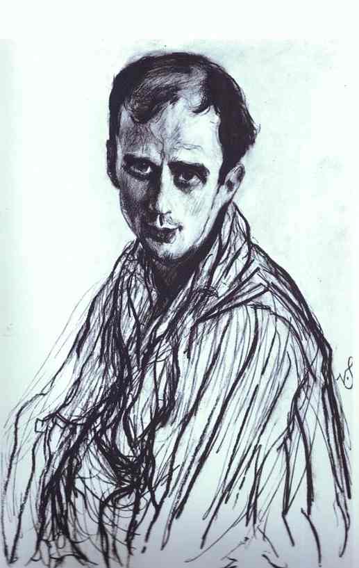 Portrait Of Mikhail Fokin — Valentin Alexandrovich Serov