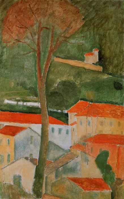 Landscape — Amedeo Clemente Modigliani