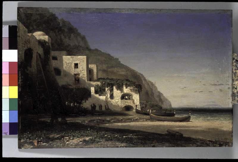 Vue Prise À Sorrente Paysage Italien (autre Titre) — Виљем Вајлд