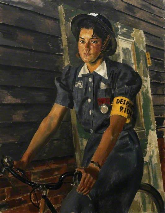 Miss Charity Bick, Gm, Of West Bromwich, The Youngest Woman Civil Defence Worker To Be Decorated With The George Medal — Alfred Reginald Thomson
