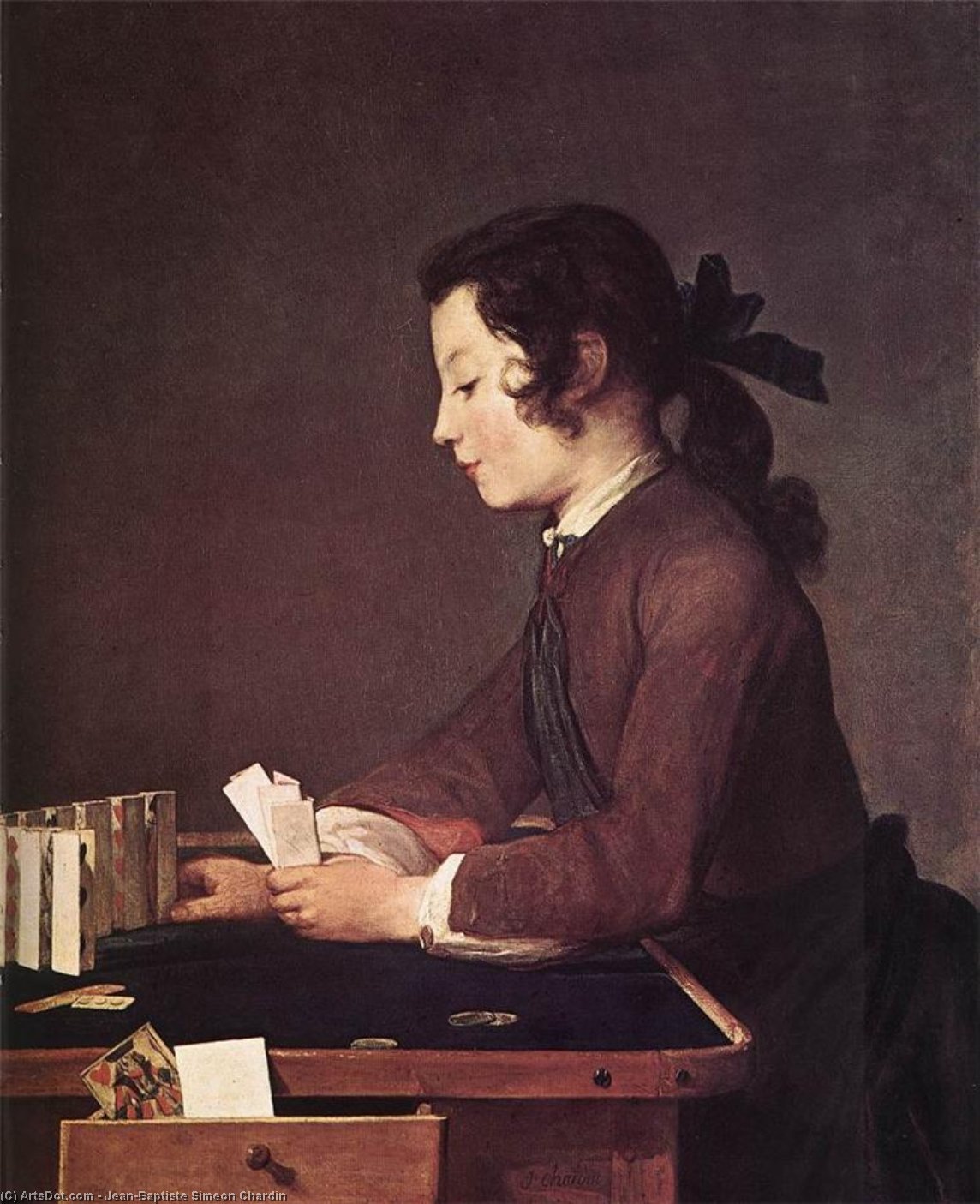 The House Of Cards Ii — Jean-baptiste-siméon Chardin