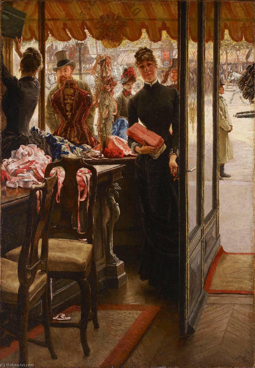 La Demoiselle De Magasin — James Jaques Joseph Tissot