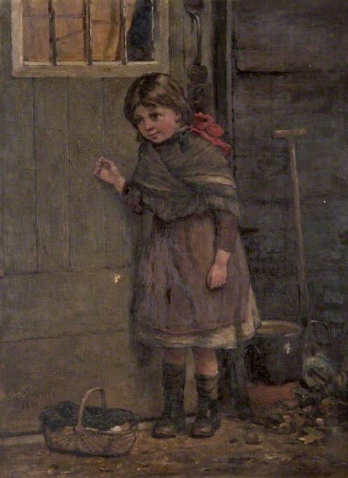 Genre Scene With A Little Girl — Hector Chalmers