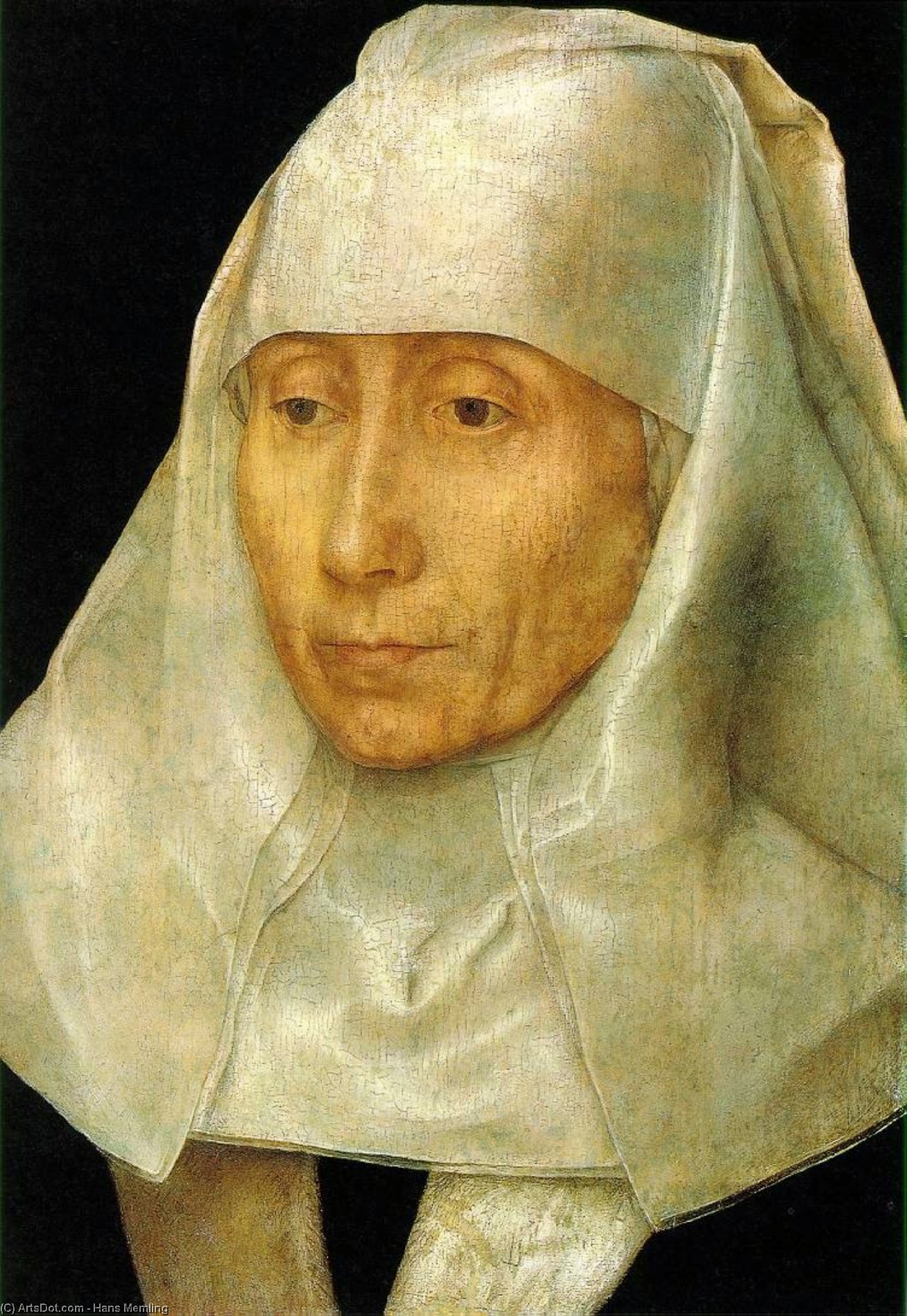 Portrait Of An Old Woman - - — Memling, Hans