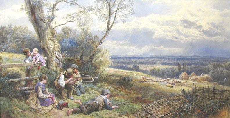 A Sure And Steady Aim — Myles Birket Foster
