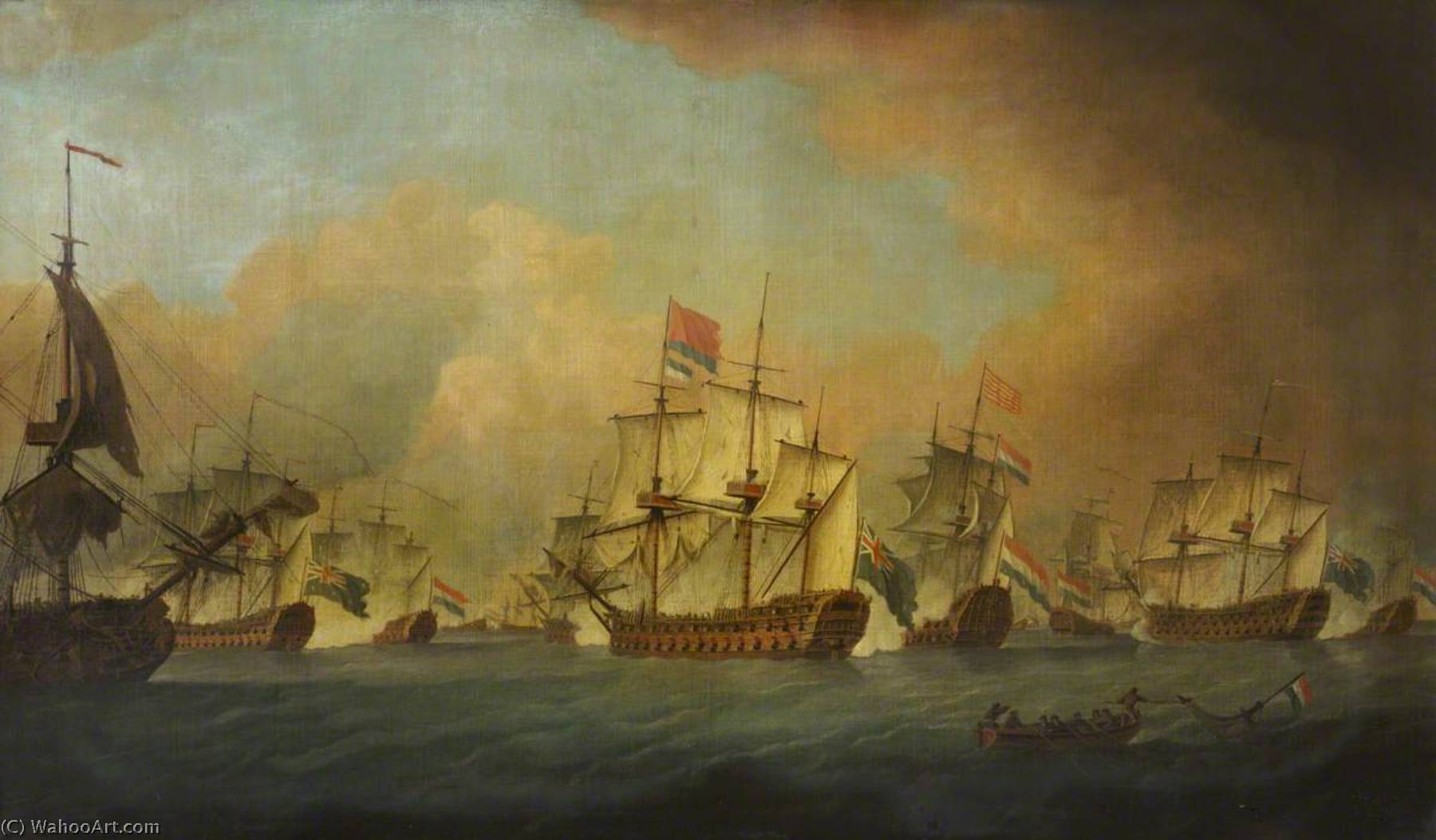 The Battle Of The Dogger Bank, 5 August 1781 — Richard Paton