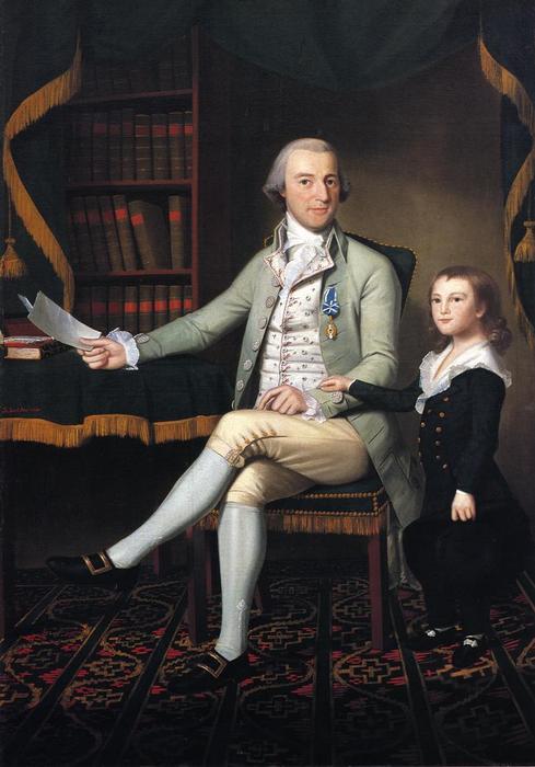 Colonel Benjamin Tallmadge And Son William Tallmadge — Ralph Earl