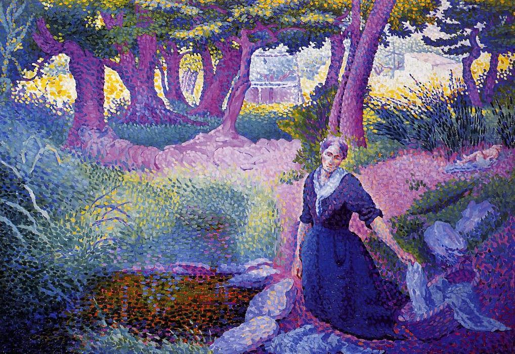 The Washerwoman — Henri Edmond Cross