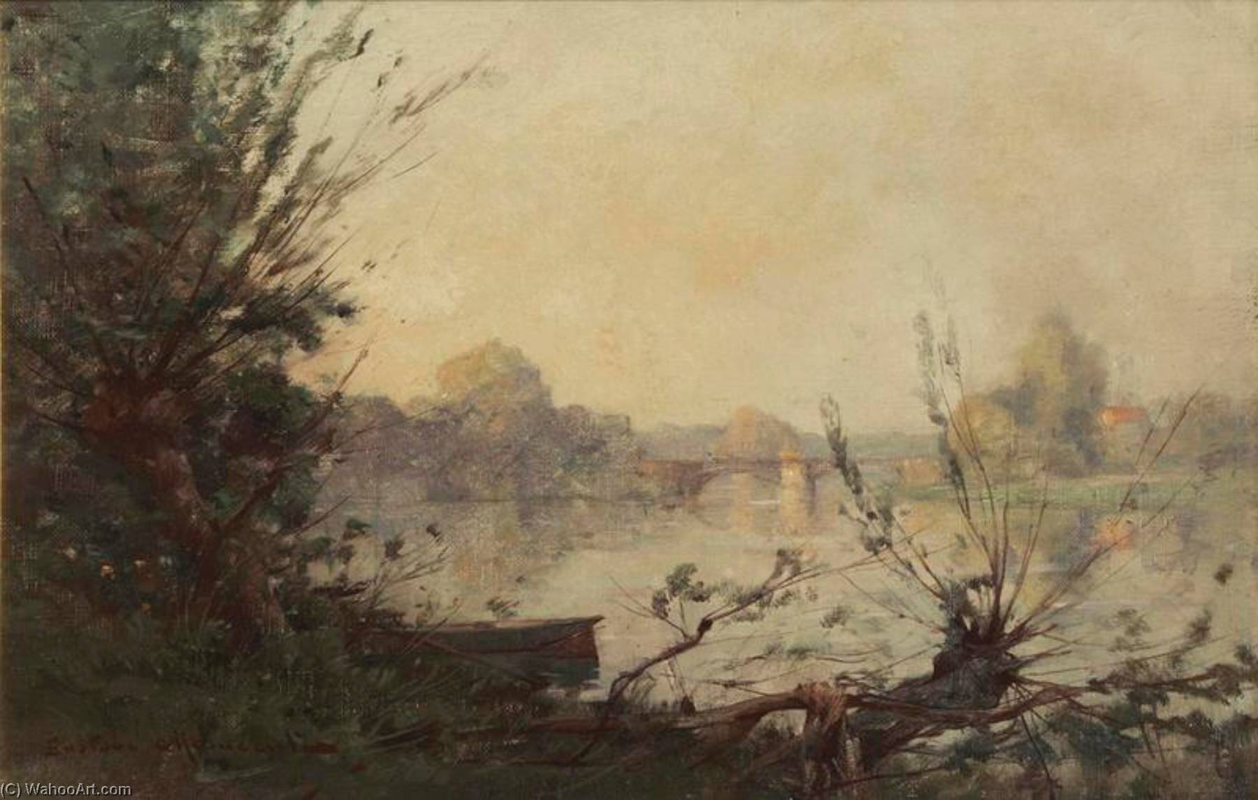 Bords De Seine — Gustave Maincent
