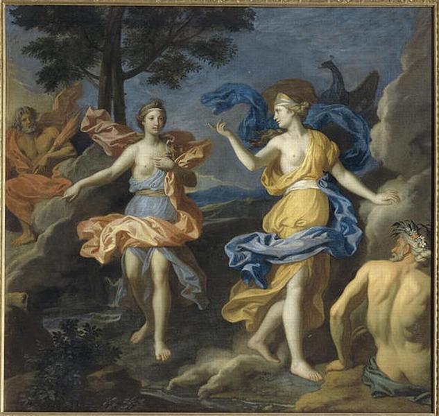 Junon En Colere Menace Io — François Verdier