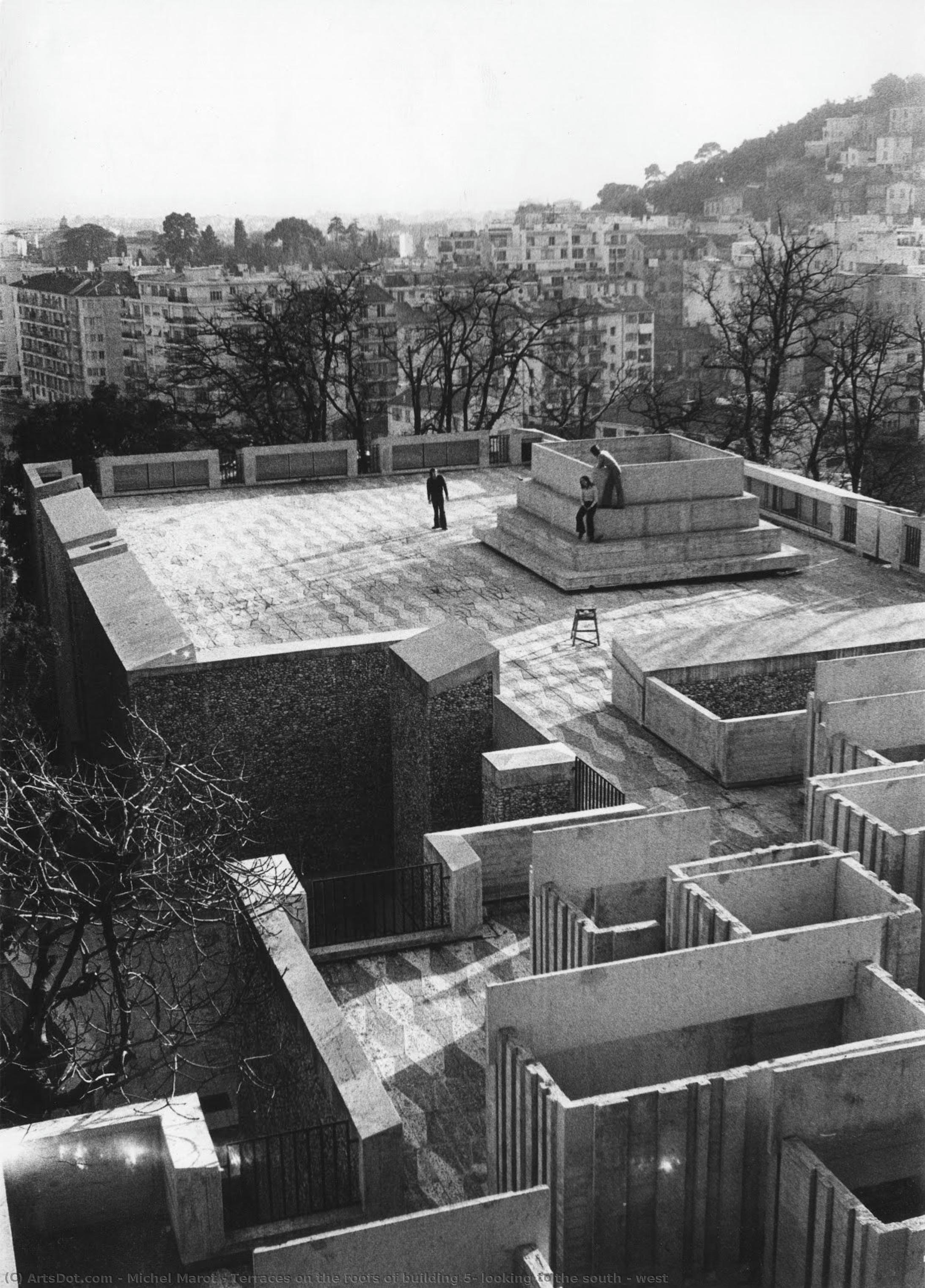 Terraces On The Roofs Of Building 5, Looking To The South – West — Michel Marot