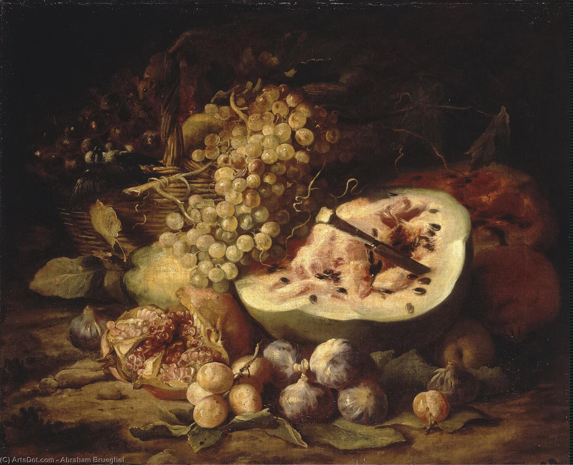 Fruit Still-life — Abraham Brueghel