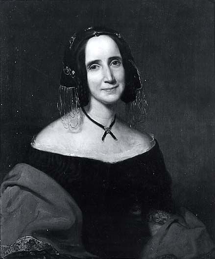 Portrait Of Caroline Le Roy Webster (1797 1882) Second Wife Of Daniel Webster, (painting) — George Peter Alexander Healy
