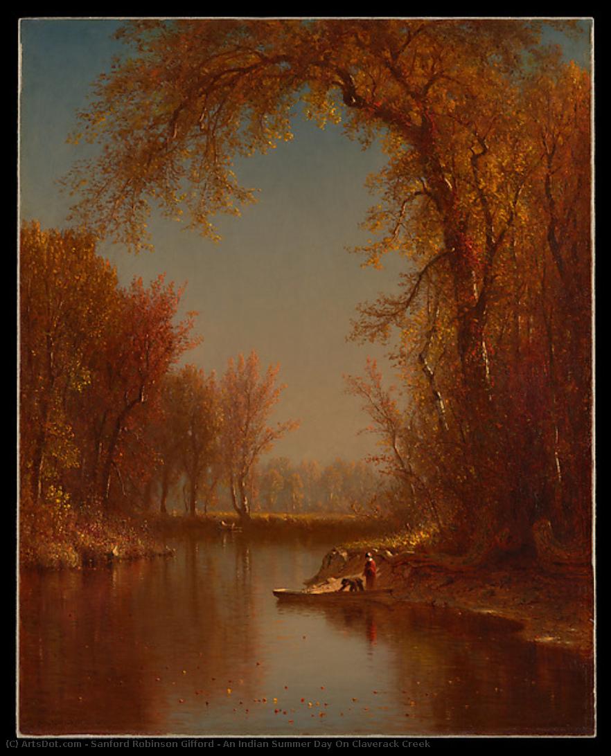 An Indian Summer Day On Claverack Creek — Sanford Robinson Gifford