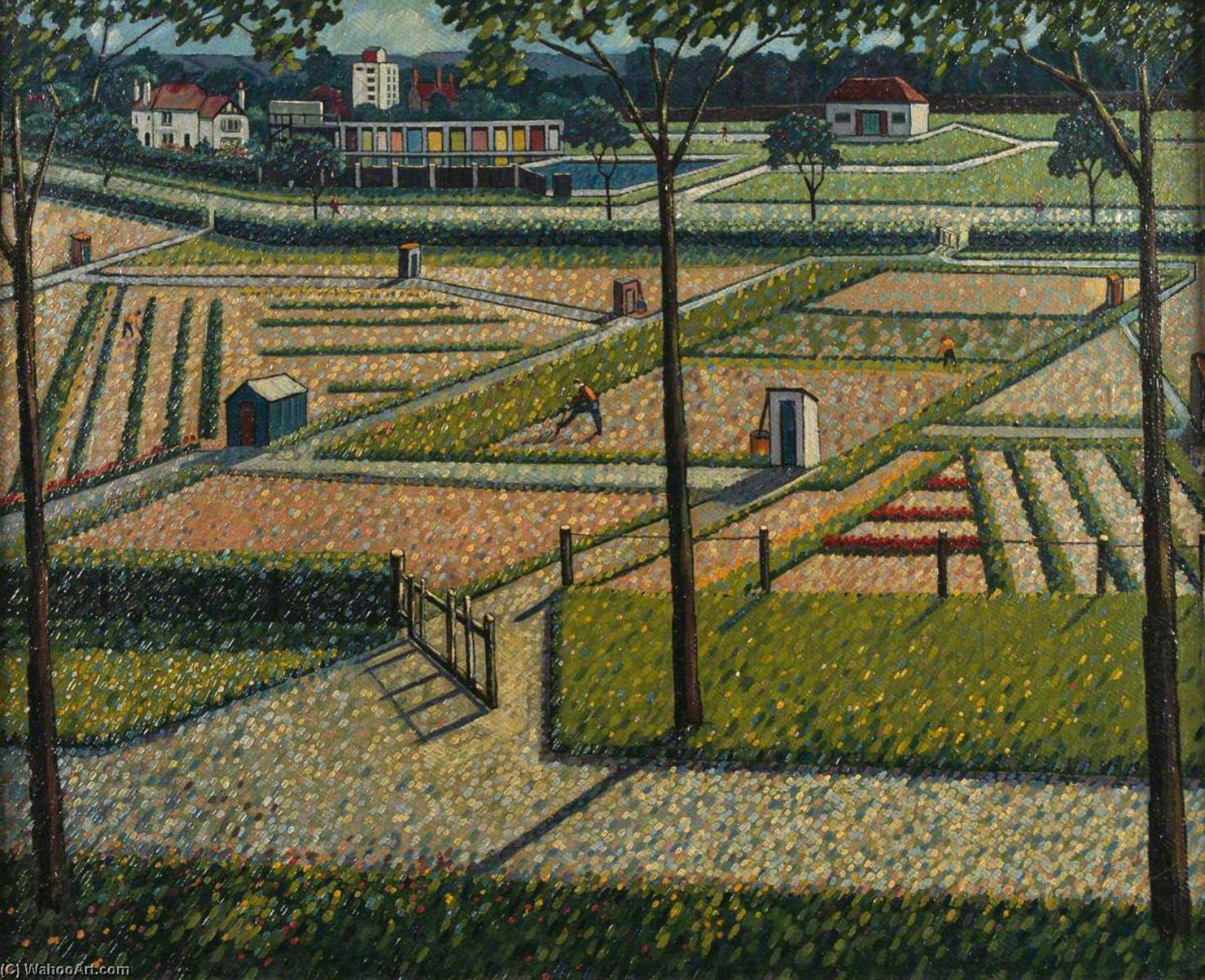 Allotment Gardens, Llandaff — Charles Byrd