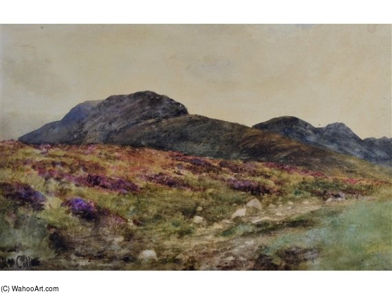 Cattle Watering In An Autumnal Landscape — Томас Коллиер