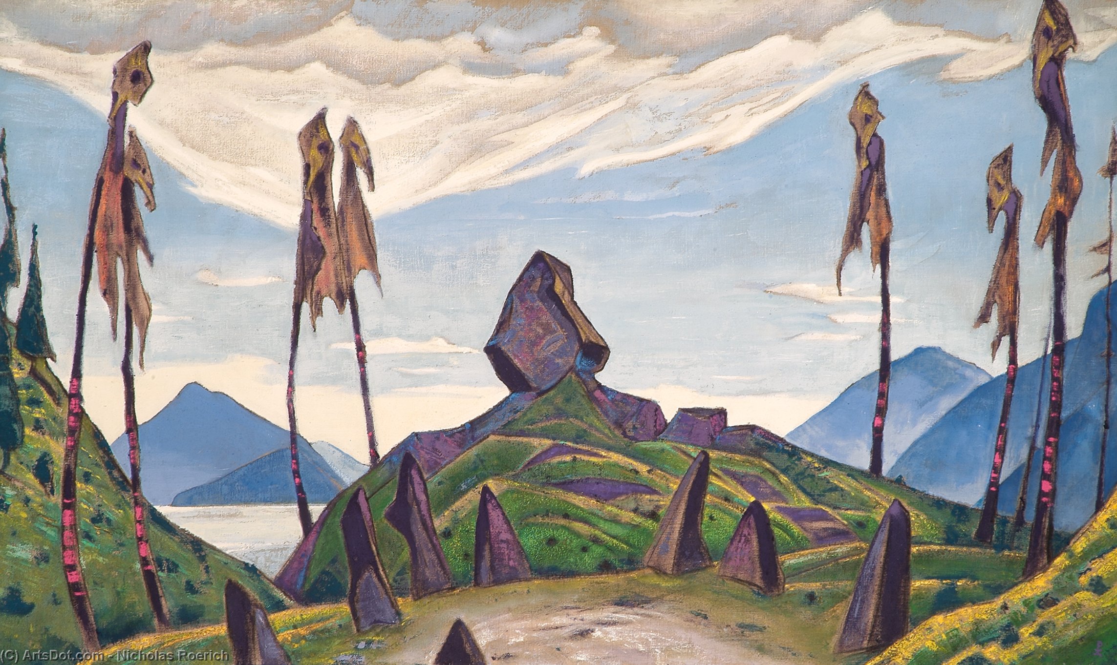 Study Of Scene Decoration For ''the Rite Of Spring'' — Nicholas Roerich