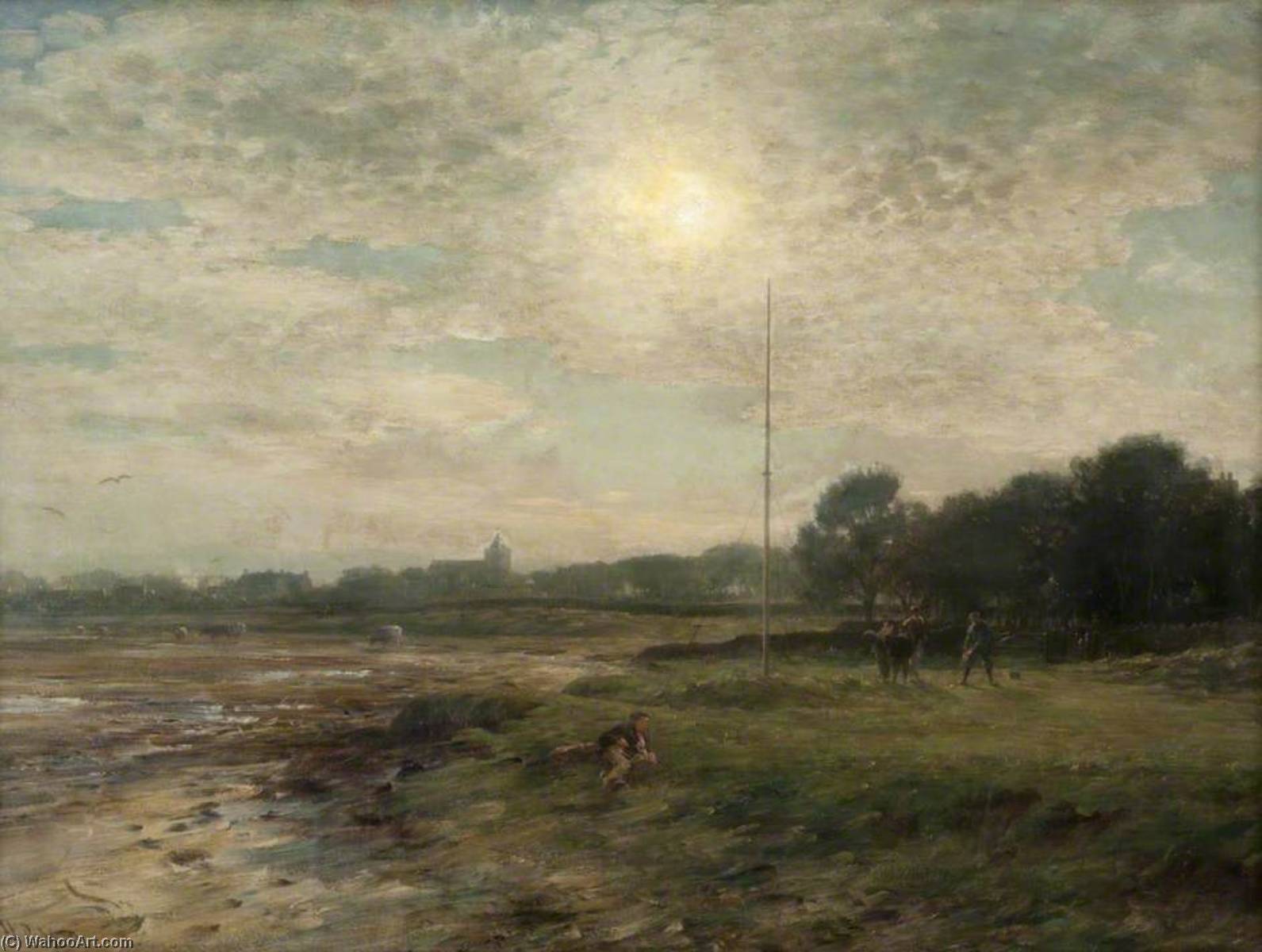 Autumn Morning At Kilspindie, The Drive Off — William Darling Mckay