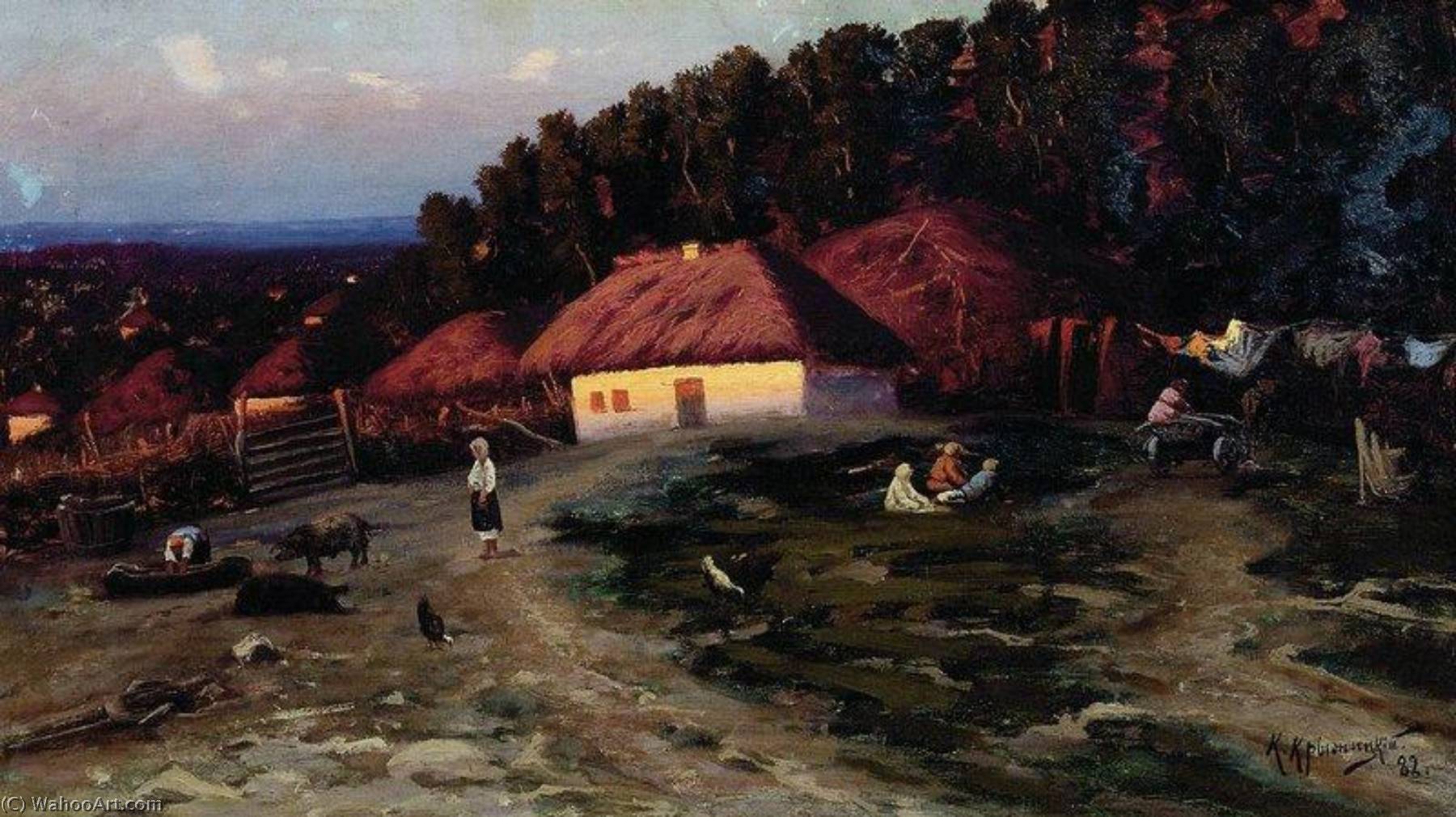 Evening In Ukraine — Konstantin Yakovlevich Kryzhitsky
