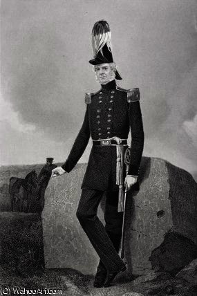 Portrait Of William Jenkins Worth — Alonzo Chappel
