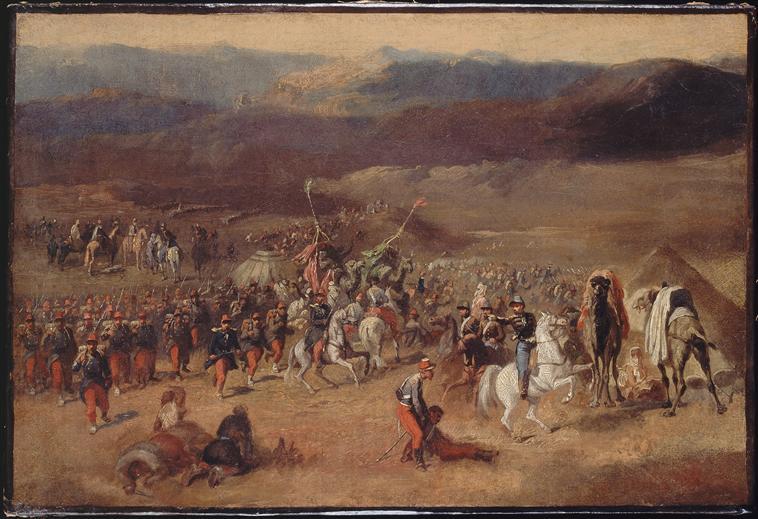 Prise De La Smalah D'abd El Kader À Taguin, 16 Mai 1843 — Emile Jean Horace Vernet