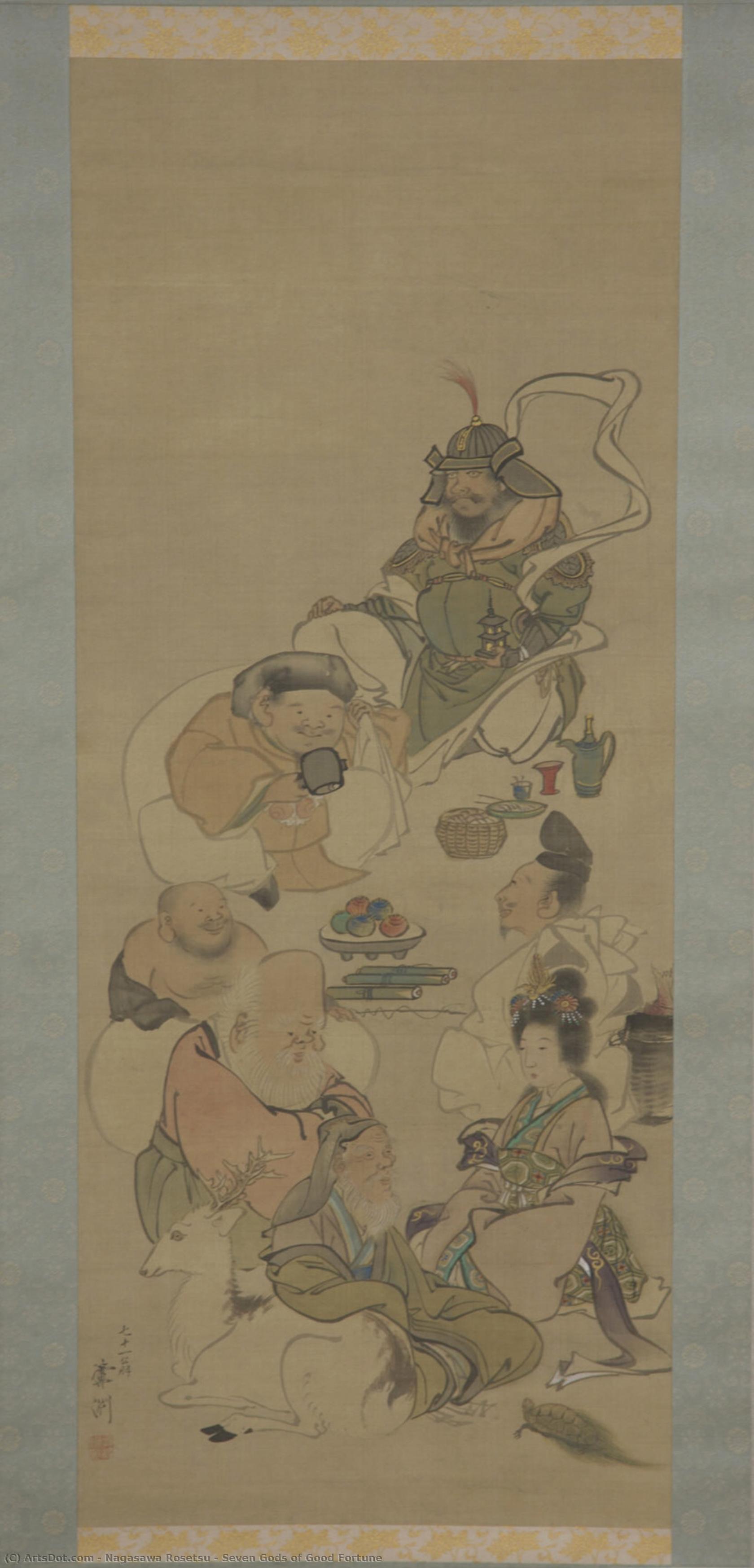 Seven Gods Of Good Fortune — Nagasawa Rosetsu