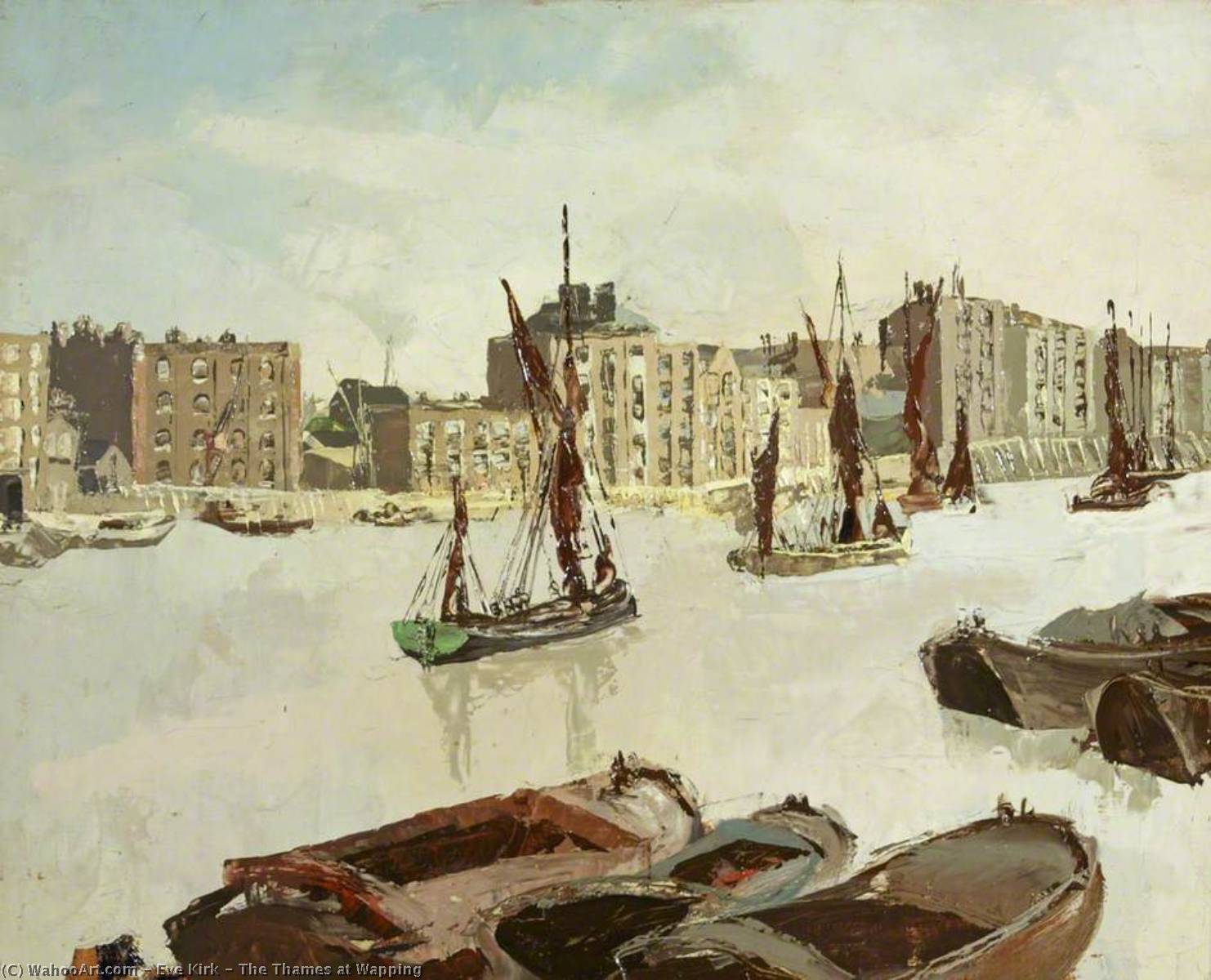 The Thames At Wapping — Eve Kirk