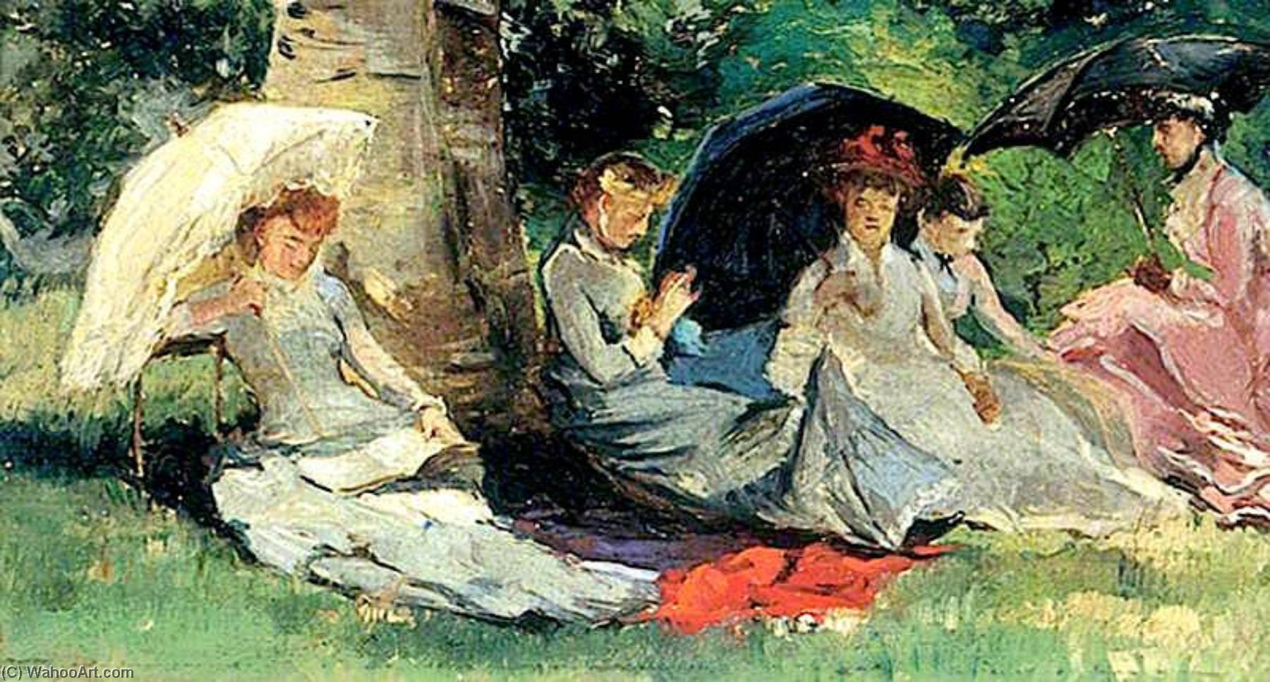 Girls In The Sunlight Under Trees — Sarah Paxton Ball Dodson