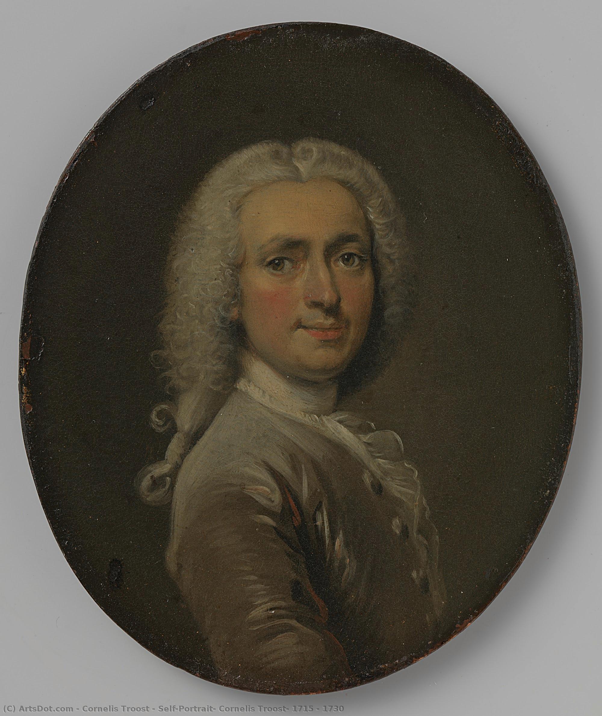 Self-portrait, Cornelis Troost, 1715 - 1730 — Корнелије Трост