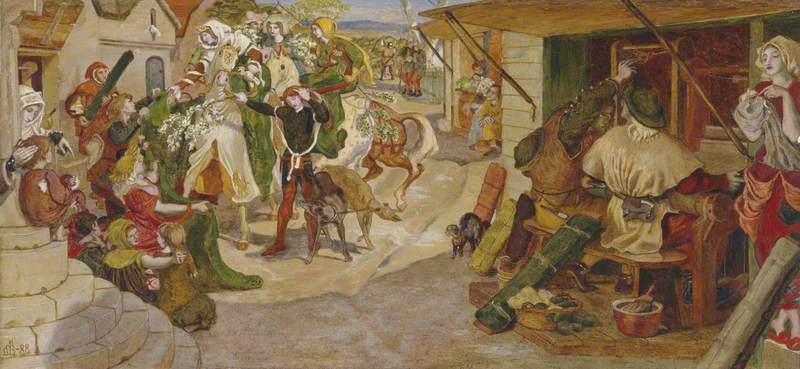 The Establishment Of The Flemish Weavers In Manchester, 1363 — Ford Madox Brown