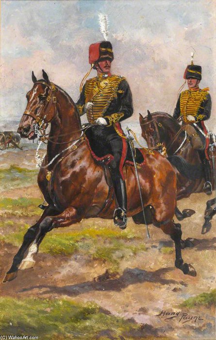A Mounted Officer And Trooper Of Royal Horse Artillery — Harry Payne