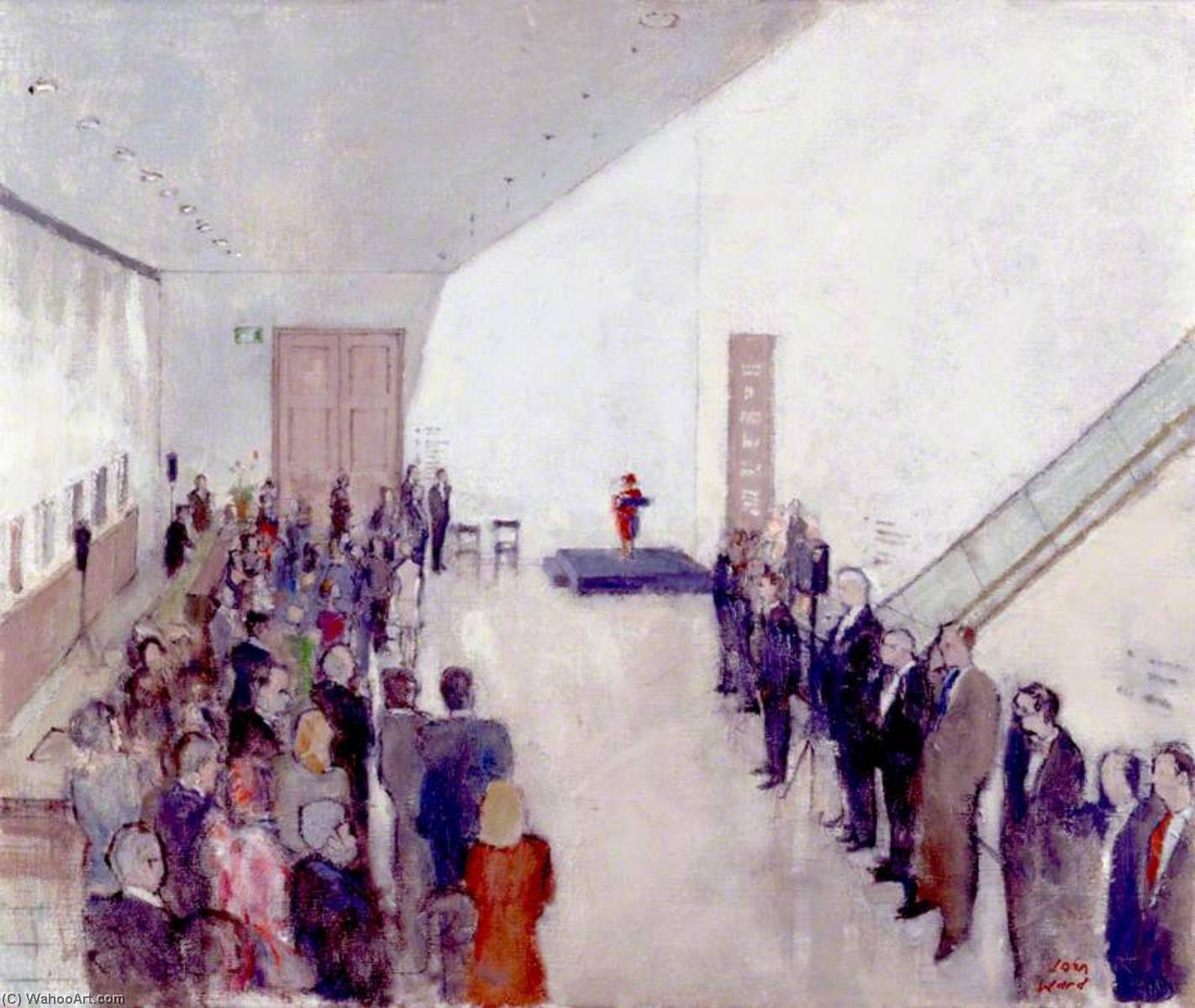 Opening Of The Ondaatje Wing, National Portrait Gallery, In The Presence Of Queen Elizabeth Ii, 4 May 2000 — John Stanton Ward