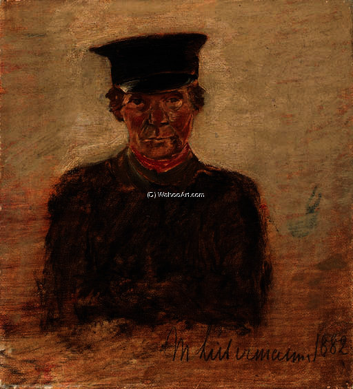 Head Of An Old Man — Max Liebermann