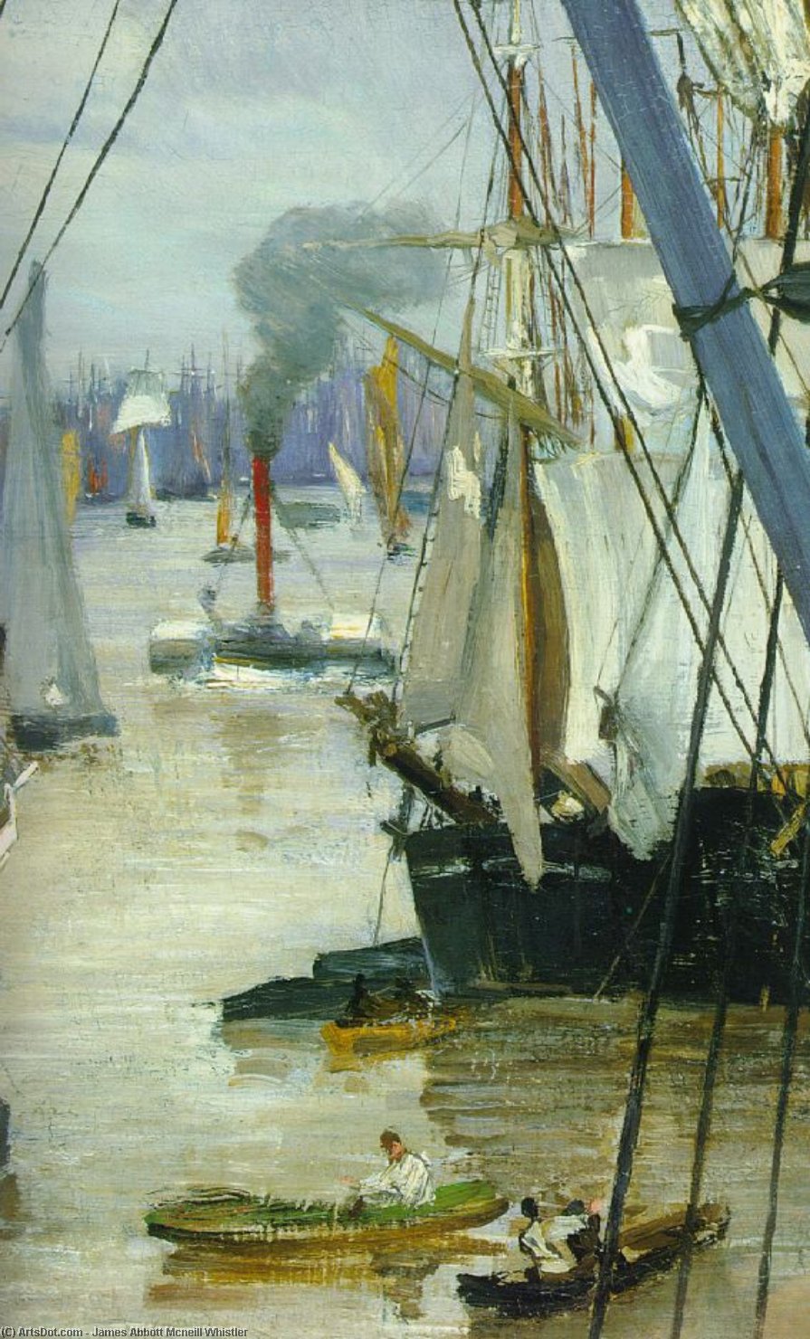 Wapping, Detail — James Abbott Mcneill Whistler