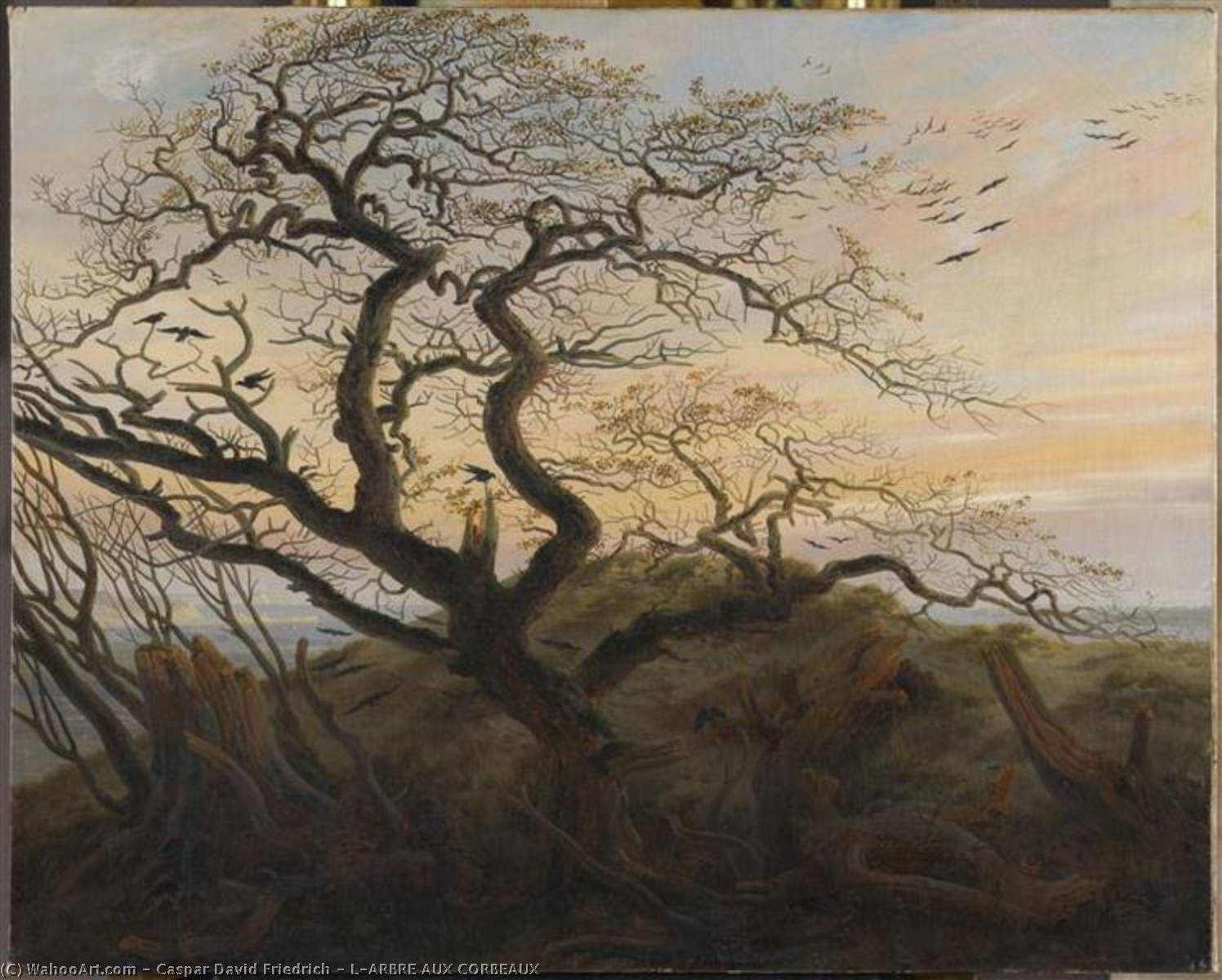 L'arbre Aux Corbeaux — Caspar David Friedrich
