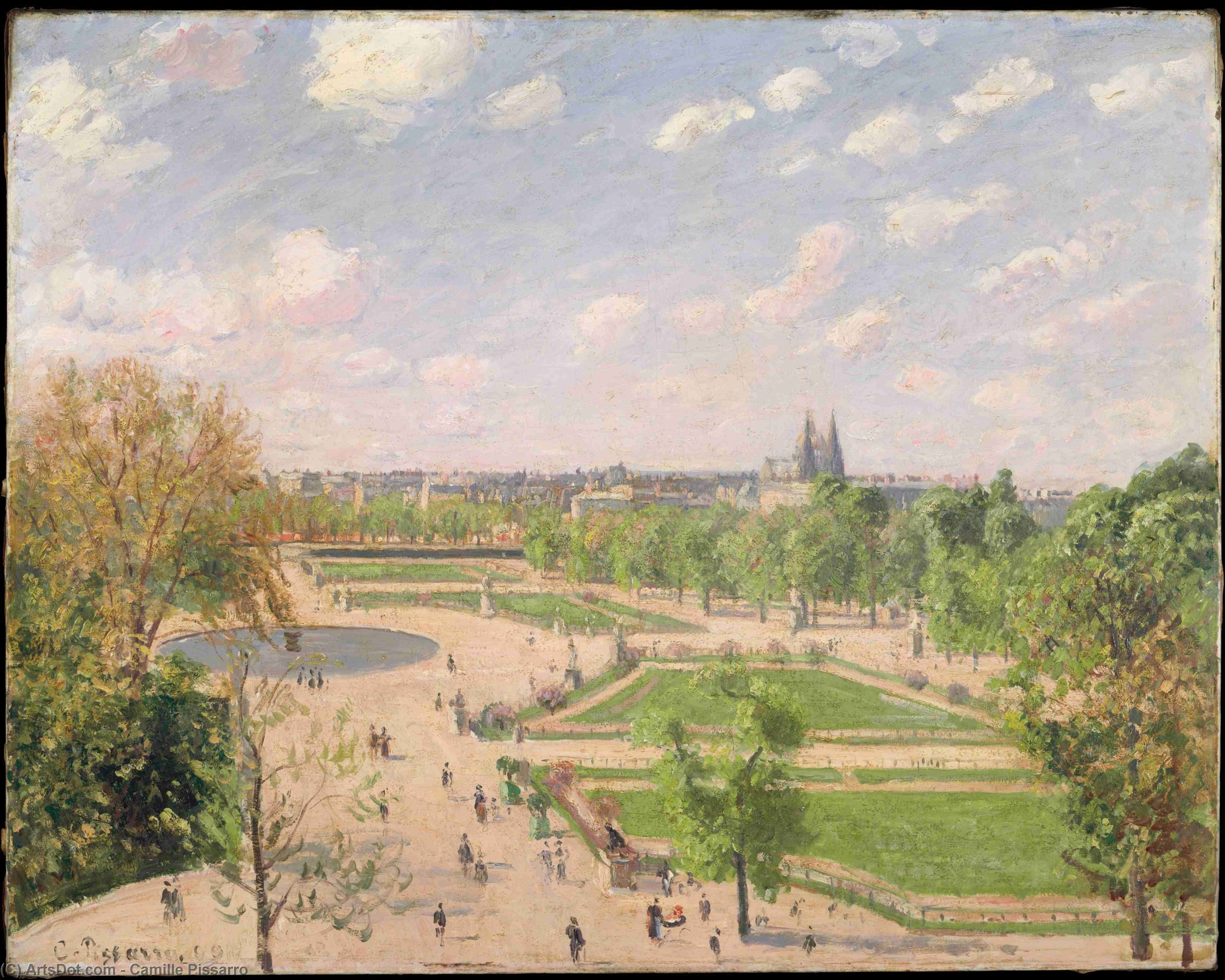 Gardens Of Tuileries (jardin Des Tuileries) — Camille Pissarro