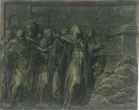 Scene Of Ancient Sacrifice — Pietro Da Cortona