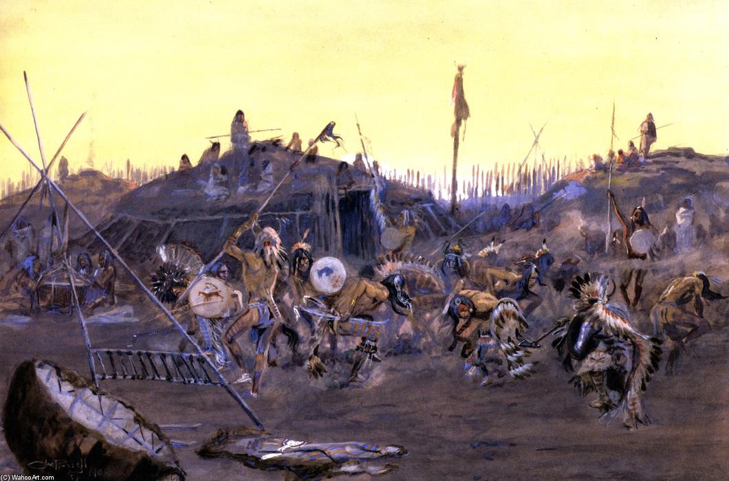 The Mandan Dance — Charles Marion Russell