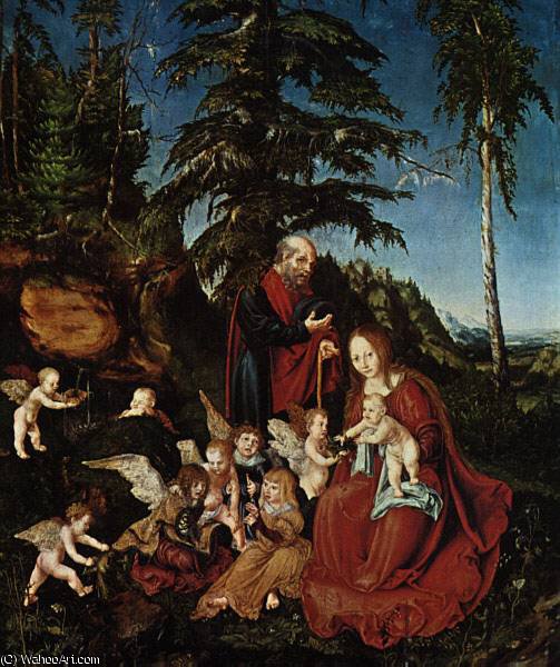The Rest On The Flight To Egypt, Staatlic — Lucas Cranach The Elder
