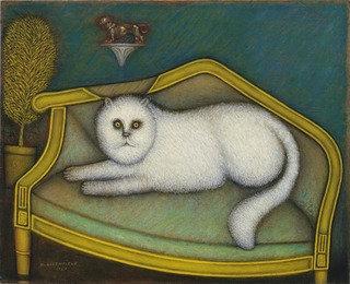 Angora Cat — Morris Hirshfield