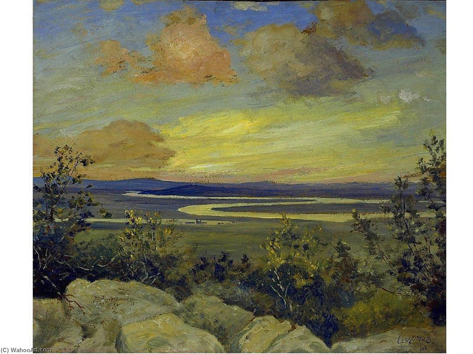Meandering River — Louis Michel Eilshemius
