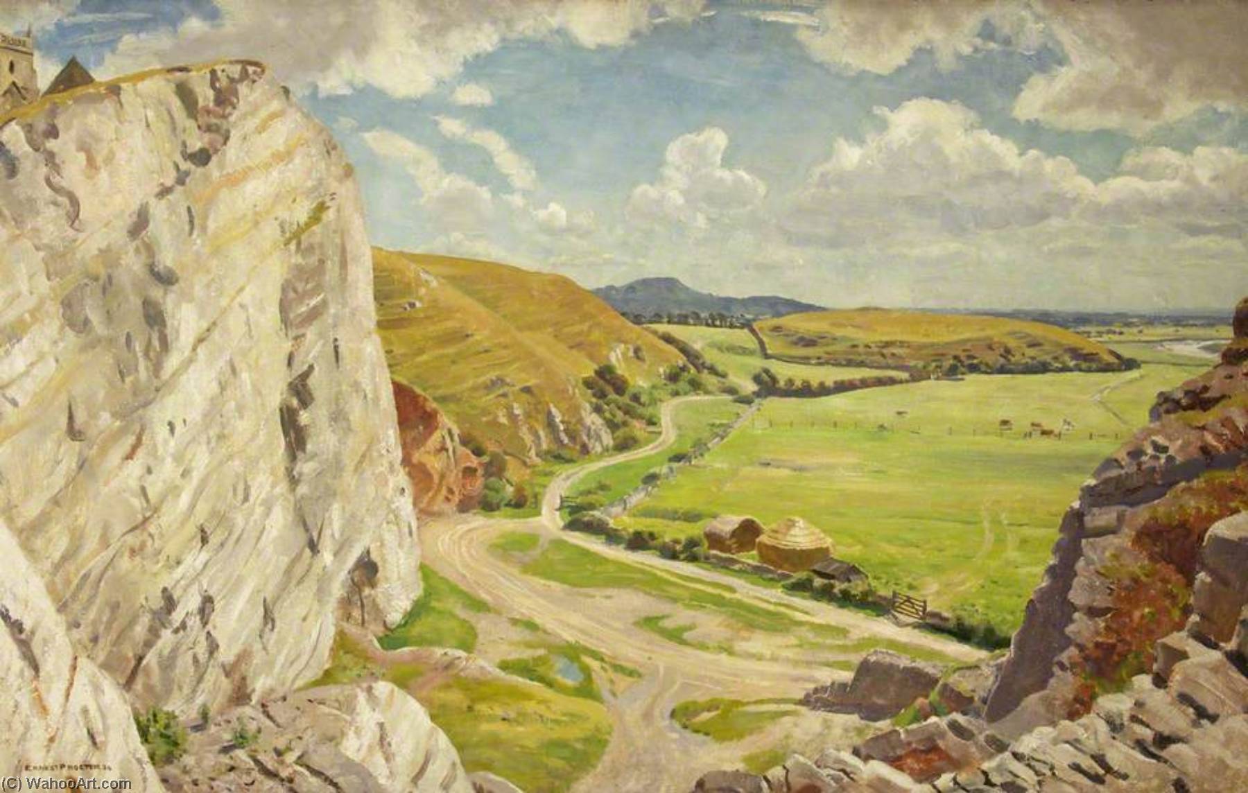 Uphill From The North — Ernest Procter